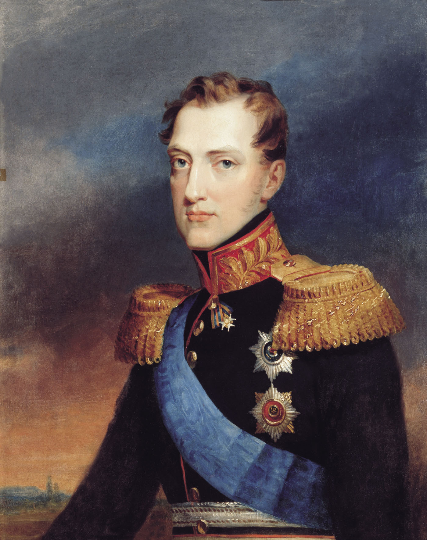 Василий Голике. "Портрет великого князя Николая Павловича". 1820-е.